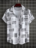 Men's Casual Short Sleeve Shirt, Male Hawaiian Shirt For Summer Beach Vacation streatozone