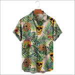 CHEMISE HAWAIENNE SKULL