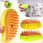 Cat Steam Brush Pet Triple Beauty Comb Dog Grooming Hair Removal Comb Electric Spray Dogs Steamy Supplies Products Home Garden streatozone