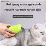 Cat Steam Brush Pet Triple Beauty Comb Dog Grooming Hair Removal Comb Electric Spray Dogs Steamy Supplies Products Home Garden streatozone