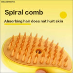 Cat Steam Brush Pet Triple Beauty Comb Dog Grooming Hair Removal Comb Electric Spray Dogs Steamy Supplies Products Home Garden streatozone