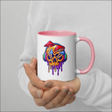 Mug à Intérieur Coloré tete de mort streatozone