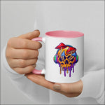 Mug à Intérieur Coloré tete de mort streatozone