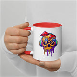 Mug à Intérieur Coloré tete de mort streatozone