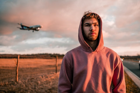 Sweatshirt Homme Rose