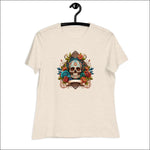 T-shirt Décontracté pour Femme Día de Muertos streatozone