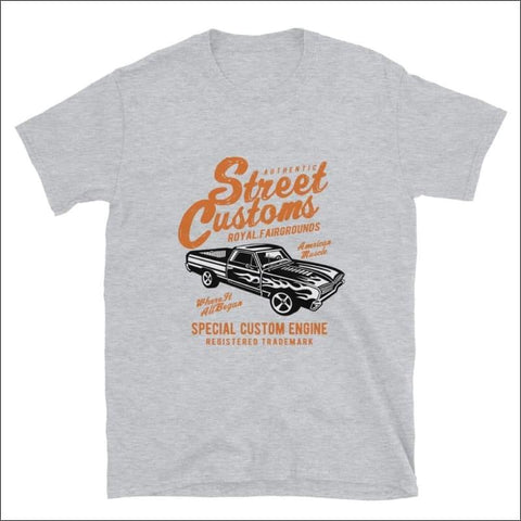 Street Customs T-shirt Unisexe à Manches Courtes streatozone